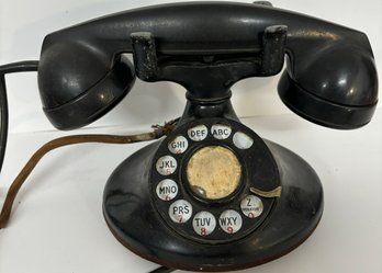 Vintage Black Desk Phone