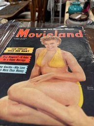 ATTENTION COLLECTORS:  Movie Land October 1952 -  Marilyn Monroe Yellow Bikini On Cover