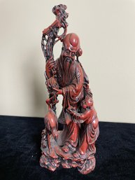 Chinese Shou Lao Shou Xing Traditional Statue