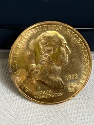 1972 Bronze Bicentennial Commemorative Medal Coin - George Washington
