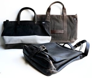 A Trio Of Bags - Tote And Messenger - By Jack Spade