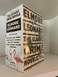 Elmore Leonard, The Classic Crime Novels. 3 Books Slipcase Set By The Library Of America. (B34)