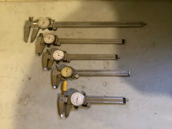 Mitutoyo Calipers Set Of 5