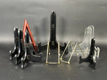 An Assortment Of Plate/Photo Stands