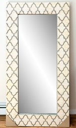 A Moroccan Capiz Tiled Mirror