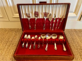 Nicely Curated Group Of Silver Plated Flatware