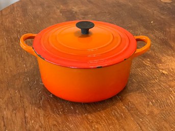 Flame Orange Lecreuset Dutch Oven Pot