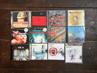 12 CD Lot Of RadioHead Albums And Imports