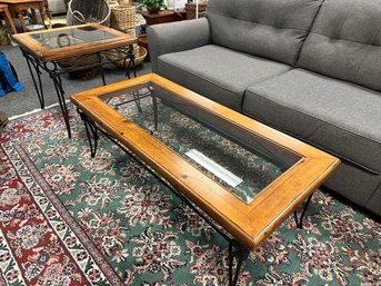 Coffee Table And Matching End Table