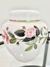 Small Ginger Jar & Lid Hathaway Rose By WEDGWOOD