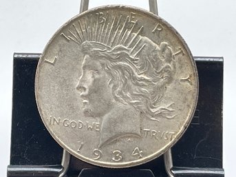 1934-D Peace Silver Dollar (SD25)