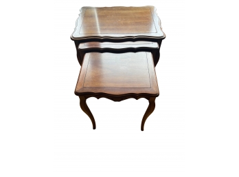 Solid Wood Nesting Tables - 3