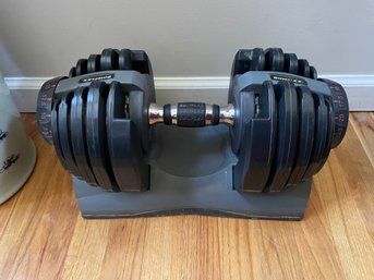 Single Bowflex Adjustable Dumbbell