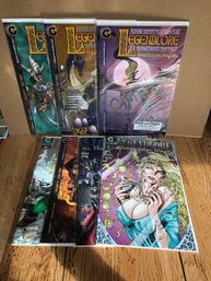 8 Legendlore Comic Books Including Wrath Of Dragon Special Pack W/autograph.   Lot 201