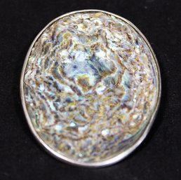 Sterling Sivlver Abalone Shell Brooch