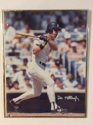 Don Mattingly Framed Poster 22x28 - M (Local Pick-up Only For This Lot)