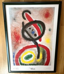 Large Joan Miro Exhibition Print Dona III 1965 LARGE 42 X 30