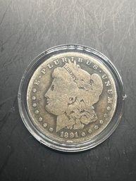 1891-O Morgan Silver Dollar