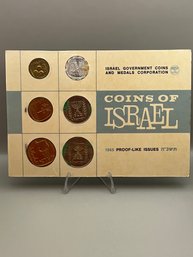 Beautiful 1965 Proof-like Issues Coins Of Israel