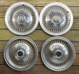 A Set Of 4 Vintage Thunderbird Hubcaps (2 Of 2)