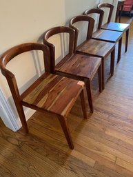 Set Of 5 Modernist Haiku Dining Chairs