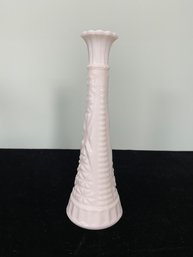 Milk Glass Vase - Eiffel Tower Pattern