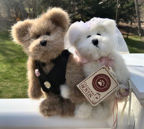 New With Tag Boyds Bears Bride & Groom ~ Mr & Mrs Dooright ~