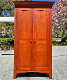 A Vintage Cherry Cabinet With Cedar Lined Drawers In Craftsman Style By Ethan Allen