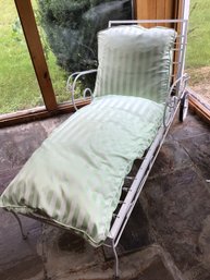 Vintage Custom Upholstery Salertiali Chaise