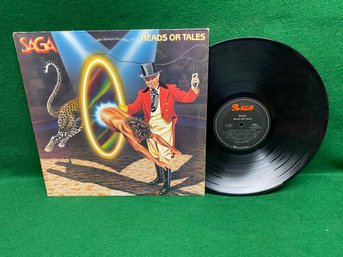 Saga. Heads Or Tails On 1983 Portrait Records. Arena Rock/Prog Rock.