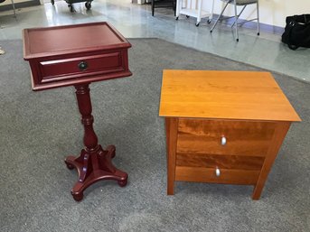 Plant Stand And Small Chest