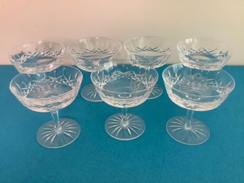 WATERFORD DESSERT GLASSES SET OF 7 #4