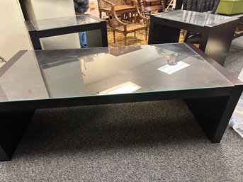 3 Piece Modern Coffee Table And Two End Tables