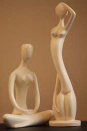 2 Women Sculptures Very Brancusi (esque) For The Torre & Tagus Collection .