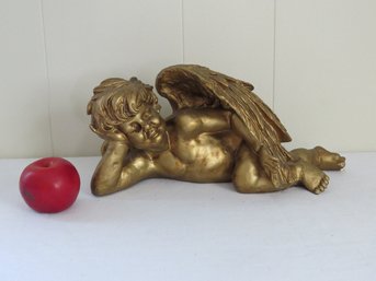 Reclining Golden Angel