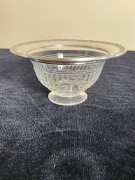 Gorham Etched Glass Bowl Art Deco