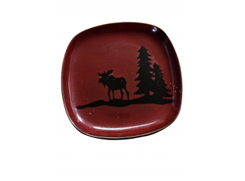 Vintage Dinnerware Natures Home Moose Pattern - 5 Settings