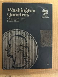 Nice Book Of Washington Quarters 1965-1987 Full Book