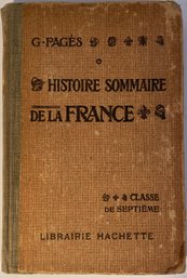 Antique French History Book