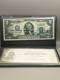 Beautiful United States Uncirculated Two Dollar Note