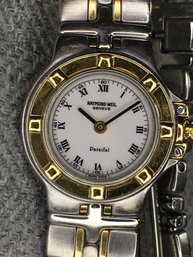 Beautiful Ladies RAYMOND WEIL Parsifal Model Watch - Brand New Battery - Swiss Made - Very Nice Watch !