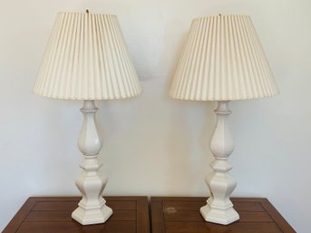 Pair Of Tall Table Lamps