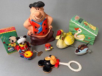 Vintage Toys: Fred Flinstone Piggy Bank & More