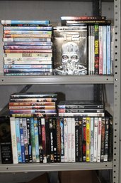 DVD And Blu Ray Lot  Over 50 Movies  2 BluRays And 8 DVD's Are Sealed