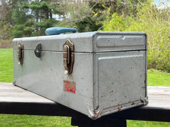 Vintage Union Super Steel Chest Toolbox (contents Included)
