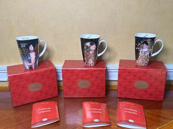 Goebel Gustav Klimt Decorative Mugs: Der Kuss, Adele Bloch-Bauer And Judith I