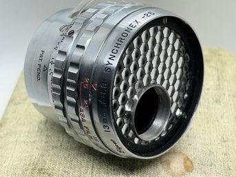 Top End Vintage ELGEET 13MM F: 1.8 SYNCHRONEX CINEMATIC LENS With Built In Lighting Element