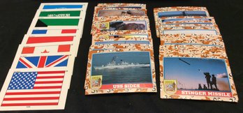 1991 Topps Desert Storm Series 2 Complete With Stickers - M