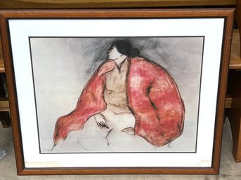 R. C. Gorman Lithograph Signed And Dated 34 X 29