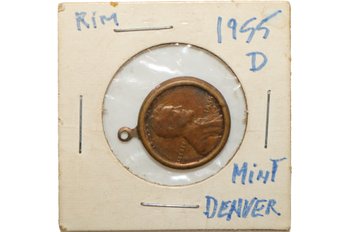 1955-D Lincoln Wheat Cent Pendant